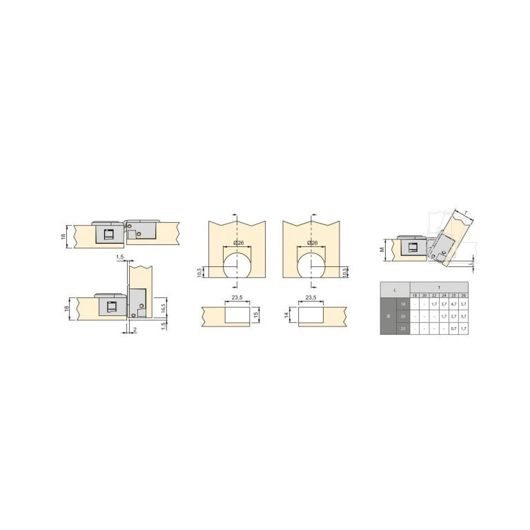 Ankor GT-B hinge thumbnail 6