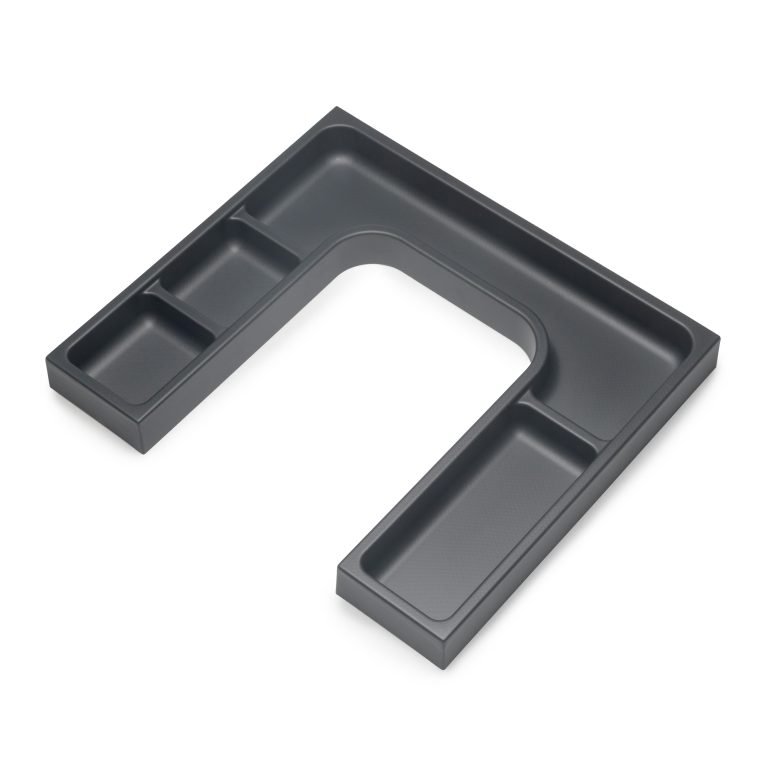 Rectangular drawer organizer with siphon saver Tidy